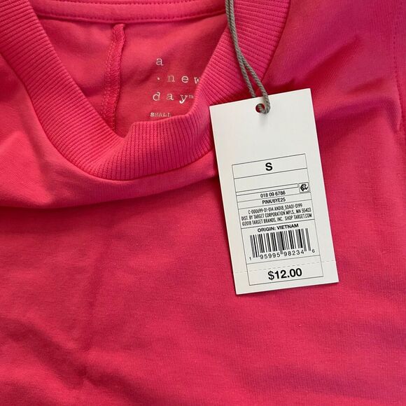 A New Day NWT Muscle Dress Pink Small - Picture 4 of 5